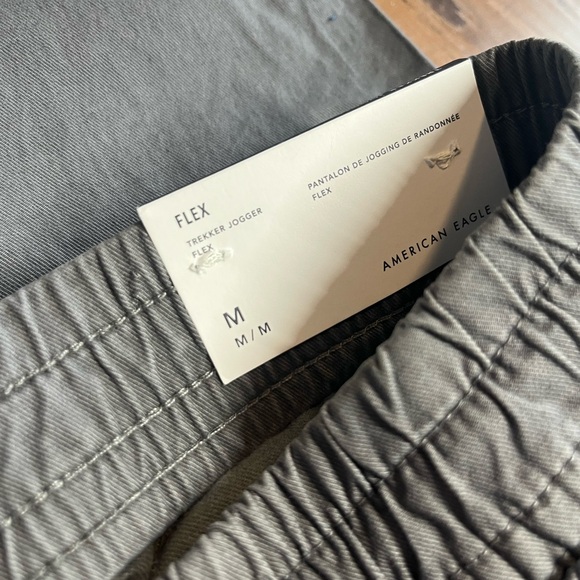 American Eagle Mens Casual Pants Trekker Jogger Flex Set of 2 - Gray & Tan - Picture 4 of 10